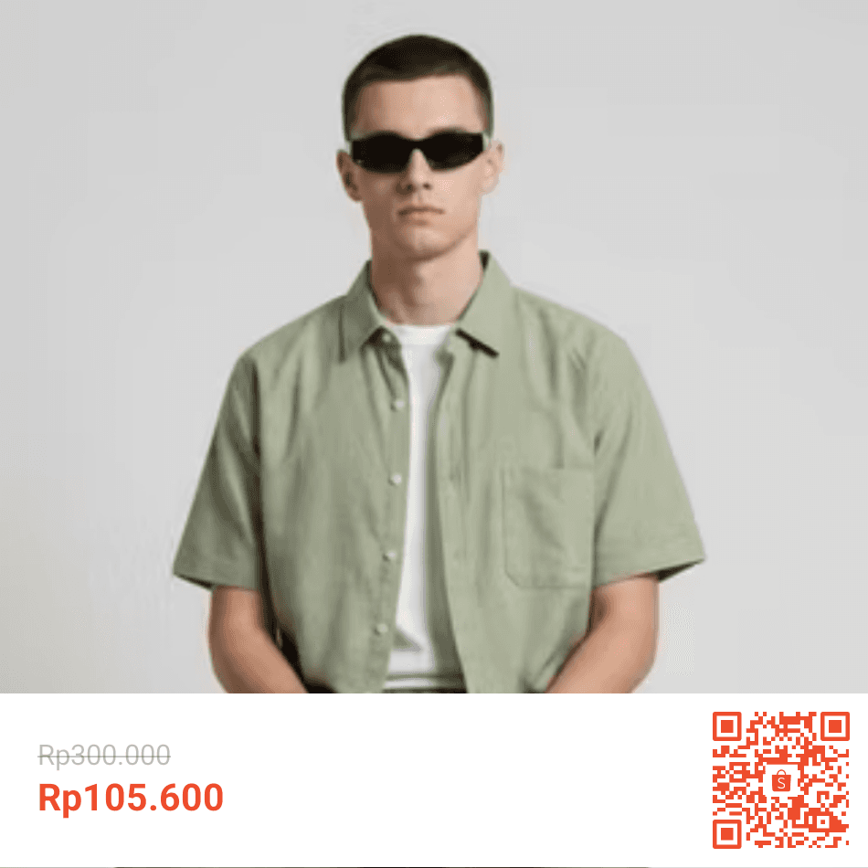 Kemeja Kantong Pria Formal Casual